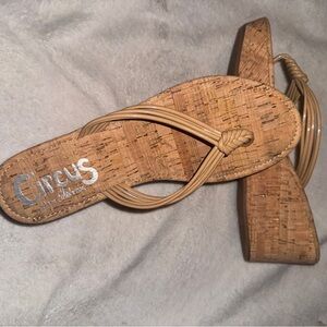 Sam Edelman Tan Cork Sandals